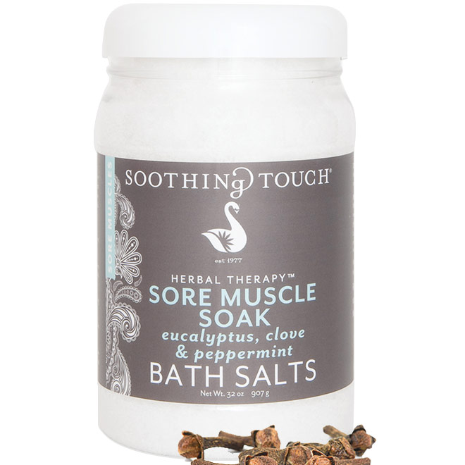 Bath Salts - Sore Muscle Soak, 32 oz, Soothing Touch