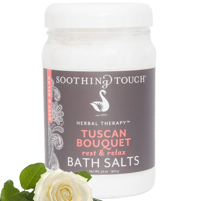 Bath Salts - Tuscan Bouquet, 32 oz, Soothing Touch