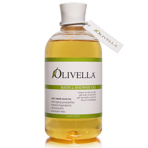 Olive Oil Bath & Shower Gel, Classic, 16.9 oz (500 ml), Olivella