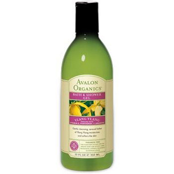Avalon Organic Botanicals Bath & Shower Gel Organic Ylang Ylang 12 oz, Avalon Organics