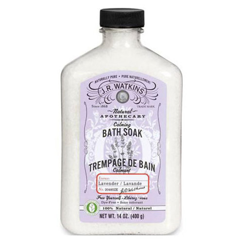 J.R. Watkins Bath Soak, Calming Lavender, 14 oz, J.R. Watkins