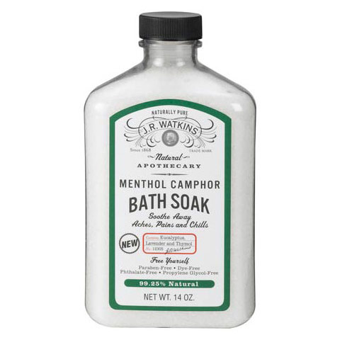 J.R. Watkins Bath Soak, Menthol Camphor, 14 oz, J.R. Watkins