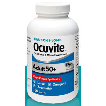 Bausch + Lomb Ocuvite Eye Vitamin Adult 50+ Formula, 150 Softgels