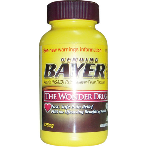 Bayer Aspirin 325 mg, Genuine Bayer Aspirin, 500 Tablets