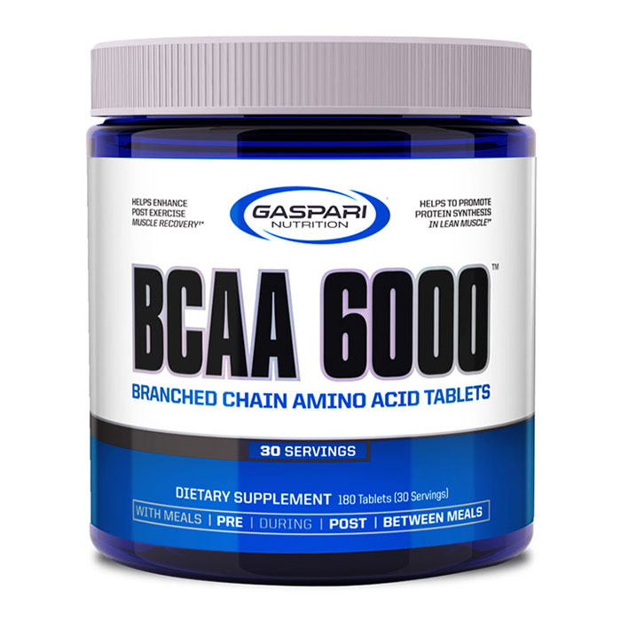 BCAA 6000, 180 Tablets, Gaspari Nutrition