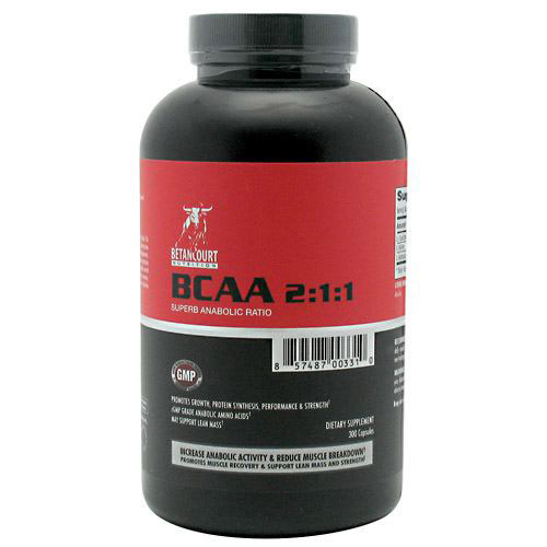 BCAA 2:1:1 Ratio, 300 Capsules, Betancourt Nutrition