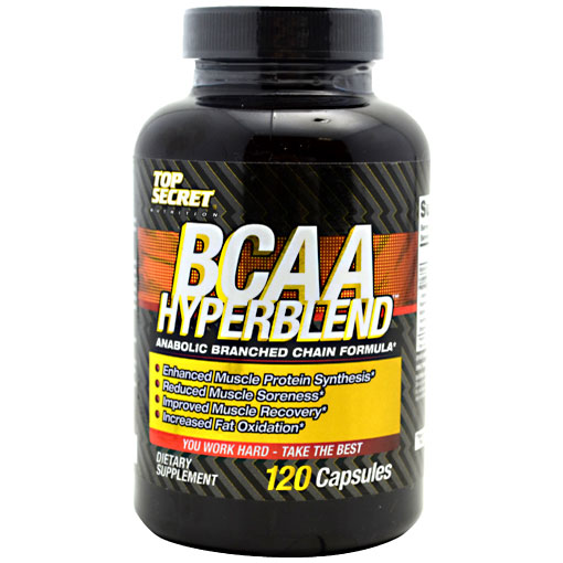 Top Secret Nutrition BCAA Hyperblend, 120 Capsules, Top Secret Nutrition