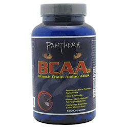 BCAAs Branch Chain Amino Acids, 180 Capsules, Panthera