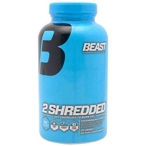 2 Shredded, Fat Burner, 120 Capsules, Beast Sports Nutrition