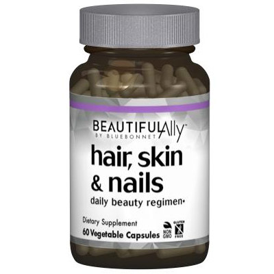 Beautiful Ally Hair, Skin & Nails, 60 Vegetable Capsules, Bluebonnet Nutrition
