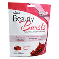 Beauty Burst Soft Chew - Fruit Punch, Chewable Collagen, 60 Chews, NeoCell