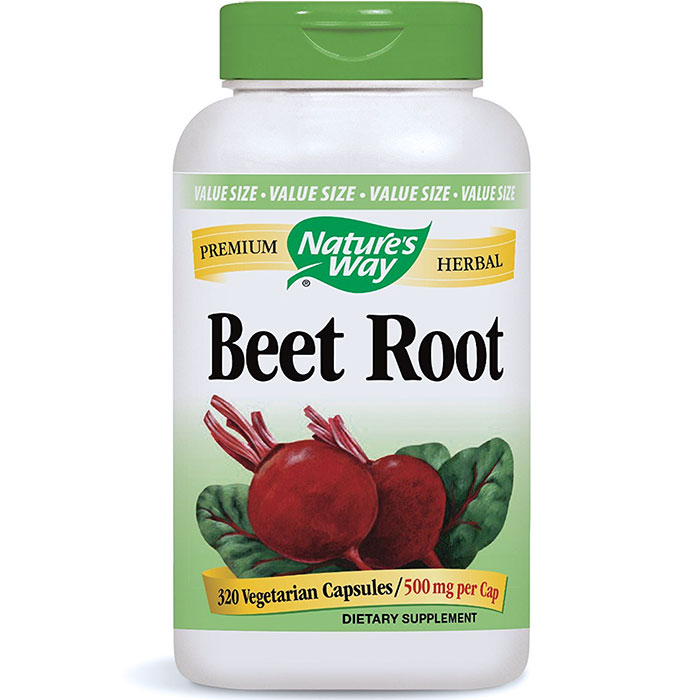 Beet Root 500 mg, 320 Vegetarian Capsules, Natures Way