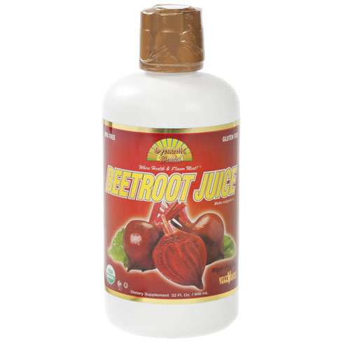 Organic Certified Beetroot Juice (Beet Root), 32 oz, Dynamic Health Labs