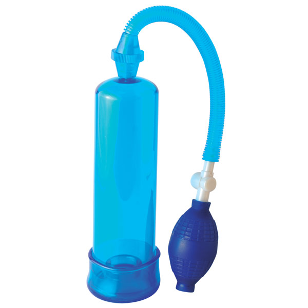 Beginners Power Pump, Penis Pump, Blue, Pipedream Products