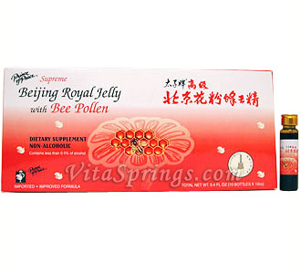 Beijing Royal Jelly with Bee Pollen 10 x 10cc, Prince of Peace