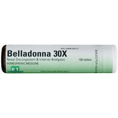 Boericke & Tafel Belladonna 30X, 100 Tablets, Boericke & Tafel Homeopathic