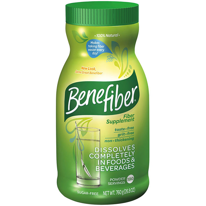 Benefiber Fiber Supplement Powder, Sugar Free, 26.8 oz (190 Servings)