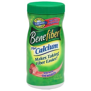 Benefiber Fiber Supplement Plus Calcium, 210 Chewable Tablets