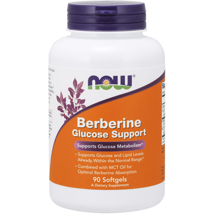 Berberine Glucose Support, 90 Softgels, NOW Foods