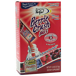 ToGo Brands  (Healthy To Go) Berrie Crush Plus C Drink Mix, 6 Packets, ToGo Brands (Healthy To Go)