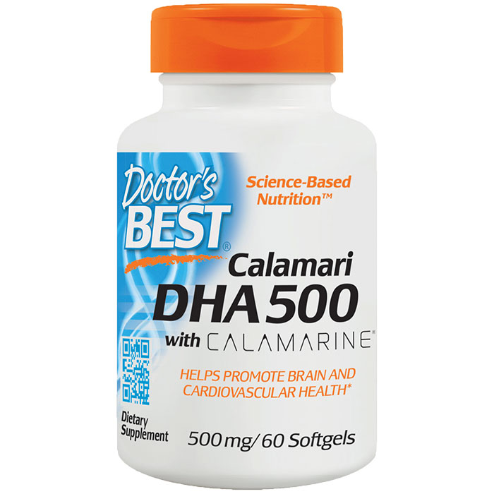 DHA 500 mg from Calamari, 60 Softgels, Doctors Best