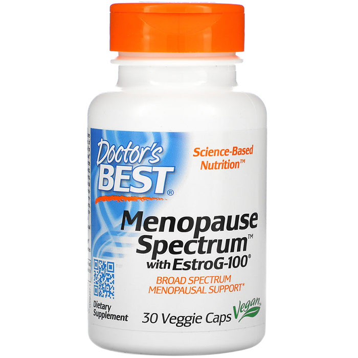 Menopause Spectrum with EstroG-100, 30 Vegetarian Capsules, Doctors Best