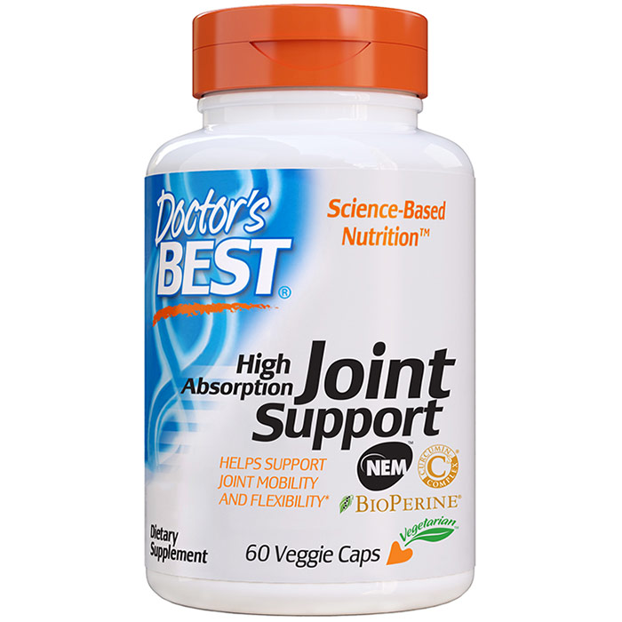 Joint Support with NEM & Curcumin C3 Complex, 60 Veggie Capsules, Doctors Best