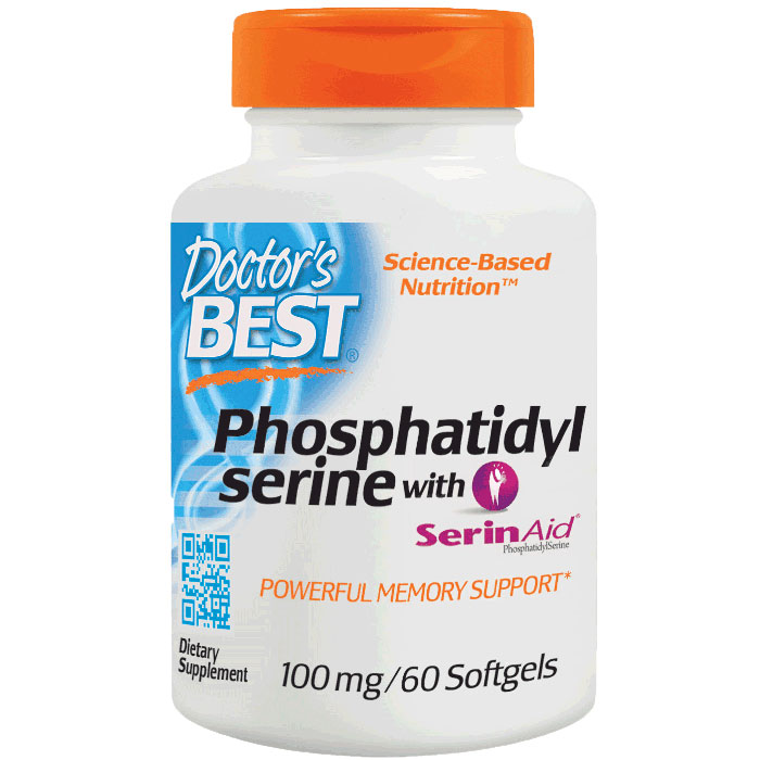 Phosphatidyl Serine 100 mg, 60 Softgels, Doctors Best