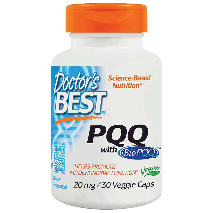 PQQ with BioPQQ 20 mg, 30 Vegetarian Capsules, Doctors Best