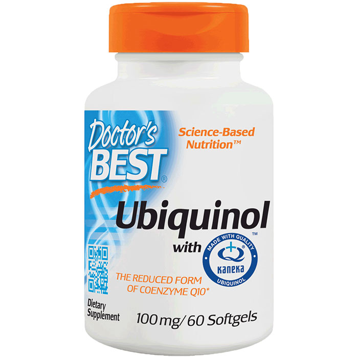 Ubiquinol 100 mg featuring Kanekas QH, 60 Softgels, Doctors Best