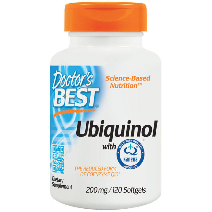 Ubiquinol 200 mg, Reduced Form of Coenzyme Q10, 120 Softgels, Doctors Best