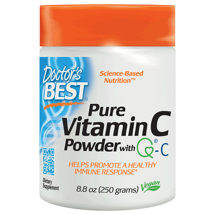 Pure Vitamin C Powder with Quali-C, 250 g, Doctors Best