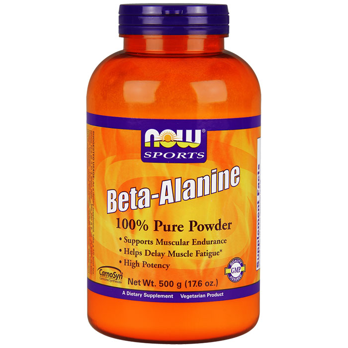 Beta Alanine Powder, 500 g, NOW Foods