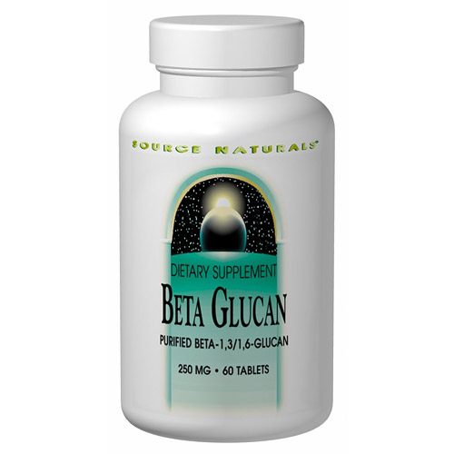 Source Naturals Beta Glucan 1,3/1,6 250mg 60 tabs from Source Naturals