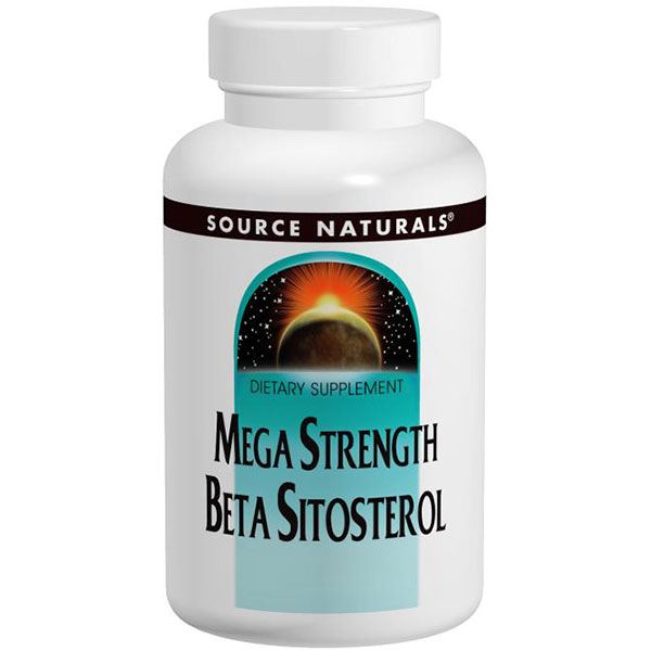 Beta Sitosterol Mega Strength 375 mg, Value Size, 240 Tablets, Source Naturals