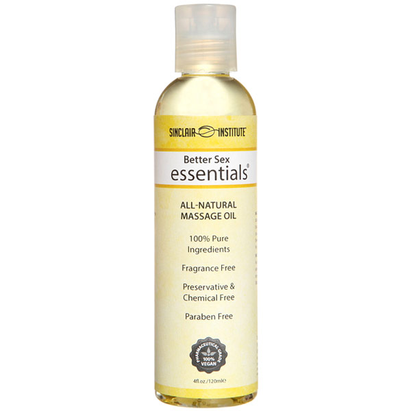 Better Sex Massage Oil, 4 oz, Sinclair Institute