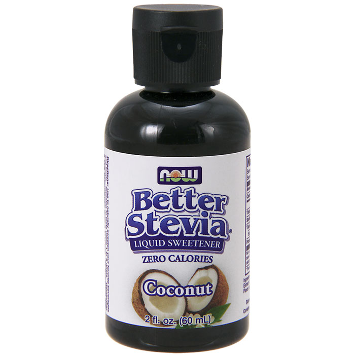Better Stevia Liquid Sweetener - Coconut Flavor BetterStevia, 2 oz, NOW Foods
