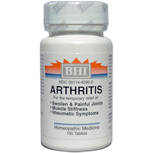BHI Arthritis Formula, 100 Tablets, MediNatura
