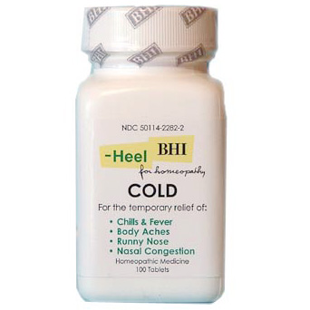 BHI Cold Formula, 100 Tablets, MediNatura