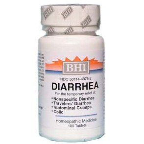 BHI Diarrhea Formula, 100 Tablets, MediNatura