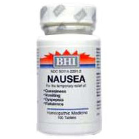 BHI Nausea Formula, 100 Tablets, MediNatura