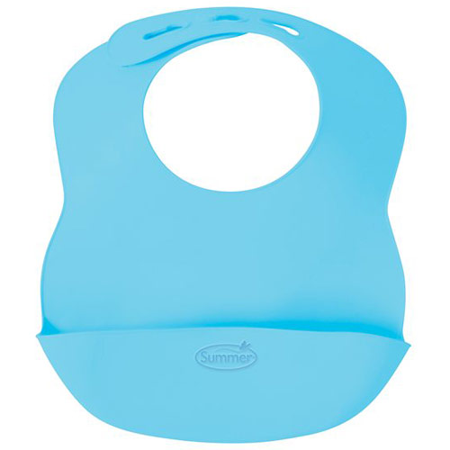 Bibbity, Rinse & Roll Bib, Blue, Summer Infant Baby Products