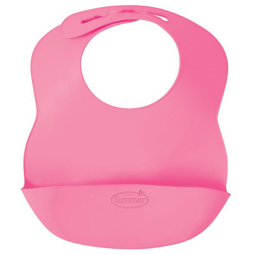 Bibbity, Rinse & Roll Bib, Pink, Summer Infant Baby Products