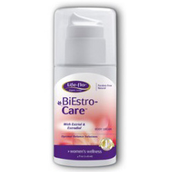 Life-Flo BiEstro-Care Cream with Estriol & Estradiol, 4 oz, LifeFlo