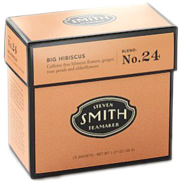 Steven Smith Teamaker Big Hibiscus Herbal Infusion Tea, Blend No. 24, 15 Tea Bags, Steven Smith Teamaker