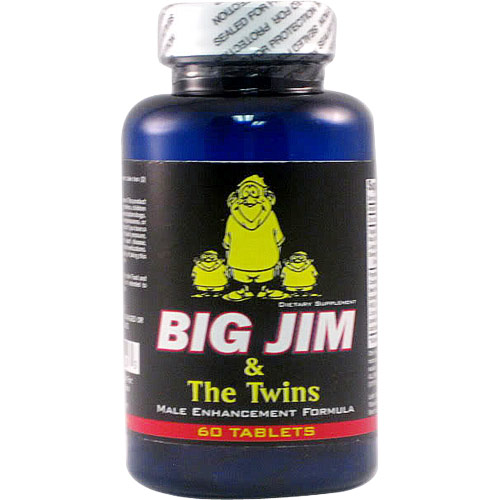 Big Jim & The Twins, 60 Tablets, MaritzMayer Laboratories