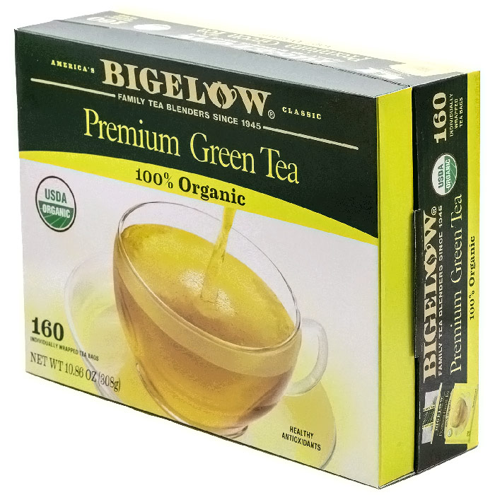 Bigelow Premium Organic Green Tea, 176 Tea Bags