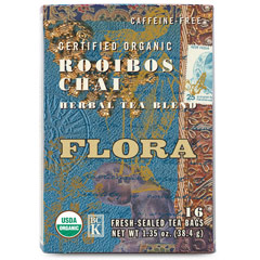 Rooibos Chai Tea, 16 Tea Bags, Flora Health