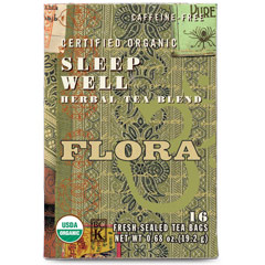 Sleep Well Tea, 16 Tea Bags, Flora Health