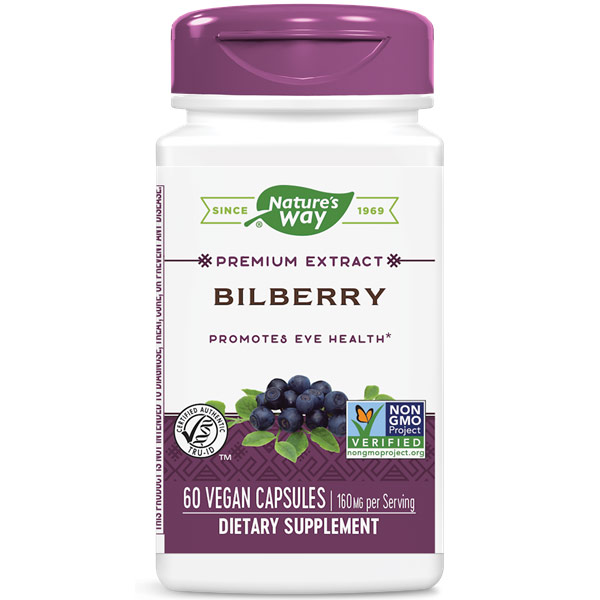 Bilberry Extract, 60 Veg Capsules, Enzymatic Therapy